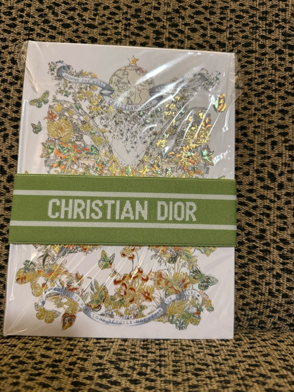 Christian Dior Green Logo Band Notebook